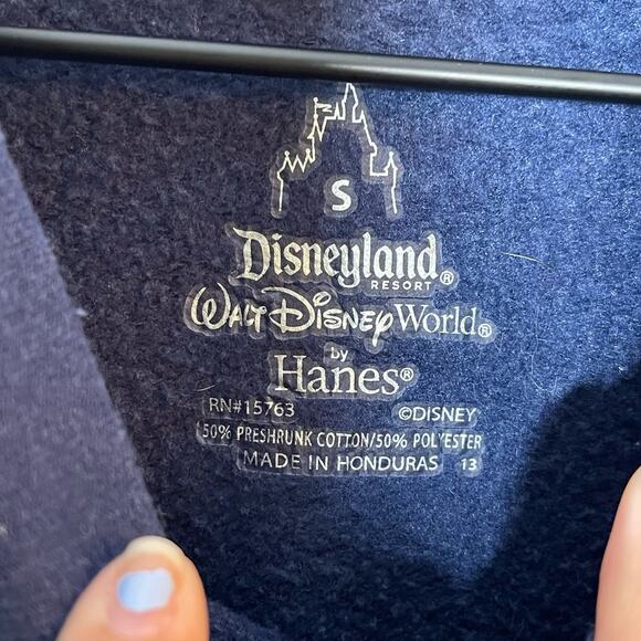 Disney World  Hoodie Women's Size Small Blue Mickey Mouse Pullover Hoodie - Picture 7 of 7